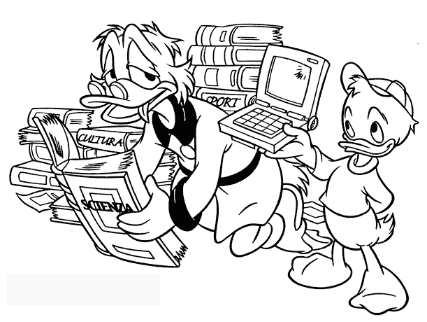 Disney Duck Tales Printable Coloring Pages