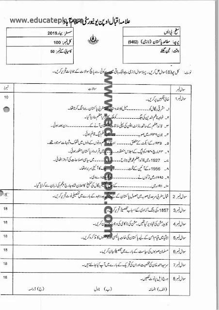 aiou-old-papers-bs-computer-science-9402