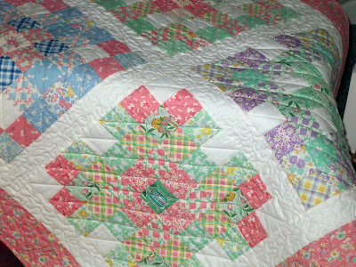 Jelly Roll Baby Quilt Patterns on Then Last Year I Decided To Make A Baby Version Using A Jelly Roll My