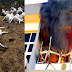 Tension as Unknown gunmen attacks, sets INEC Office on fire in Akwa Ibom kills 12 Cows
