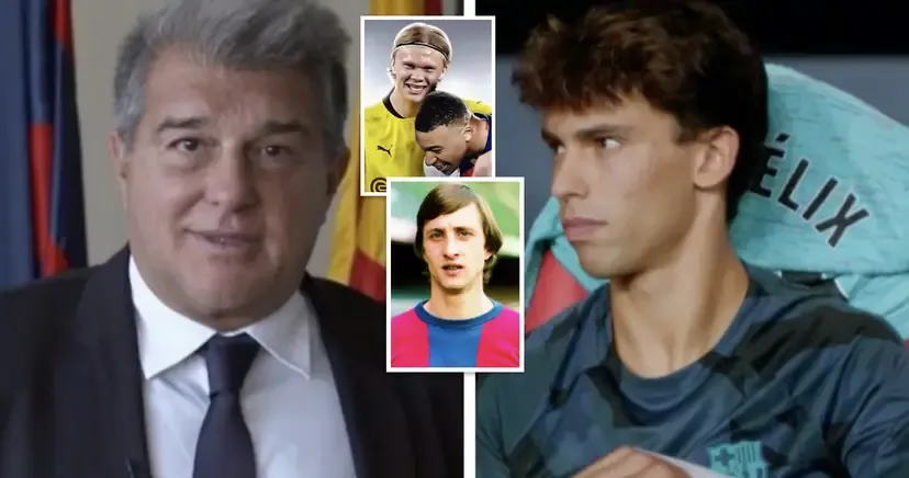 Laporta 'puts Joao Felix above Haaland and Mbappe', compares him to Cruyff