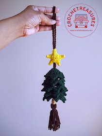 Christmas Tree Ornament, Free Crochet Pattern