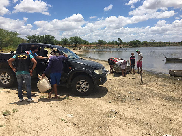 Em Delmiro Gouveia, Secretaria municipal de Meio Ambiente apreende equipamento de pesca irregular no açude da Pedra Velha