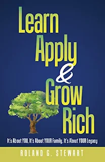 Learn Apply and Grow RICH business and money book promotion by Roland Gib Stewart