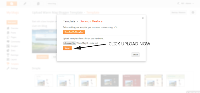 Cara Install Template Blogger