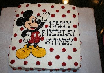Mickey Mouse Birthday Cakes on The Good Stuff   And Some Not So Good   Every Year I Say I Won T  But