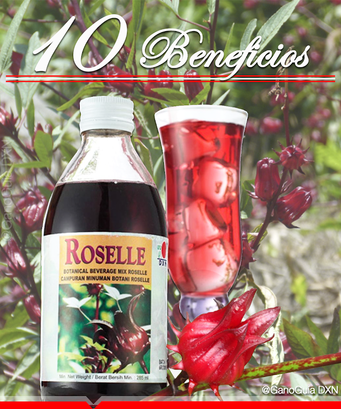 10 BENEFICIOS AL CONSUMIR EL JUGO DE ROSELLE - DXN