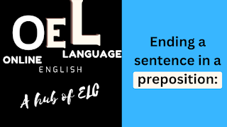 Ending a sentence in a preposition: