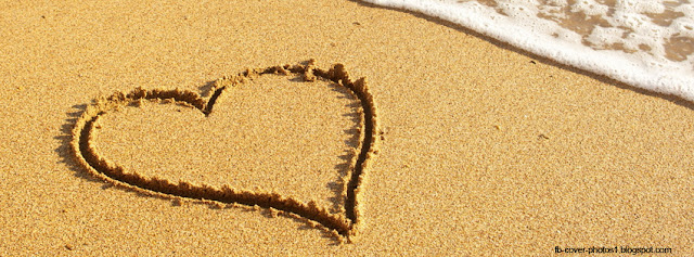 facebook cover Heart in Sand timeline