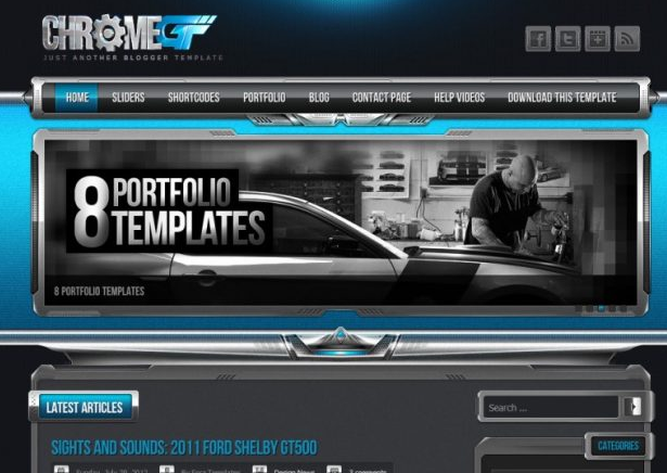 CHROMEGT - FREE TEMPLATE FOR BLOGGER