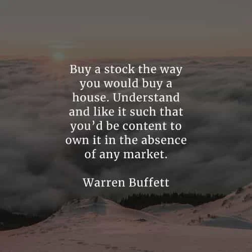 Famous quotes and sayings by Warren Buffett