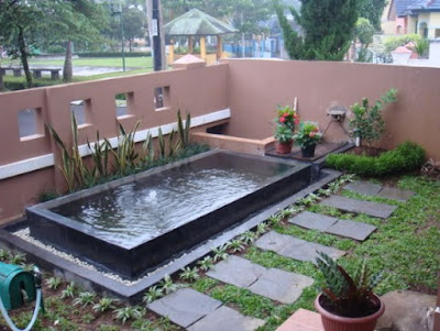 kolam taman sederhana