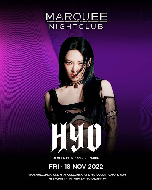 HyoYeon at Singapore Marquee Nightclub