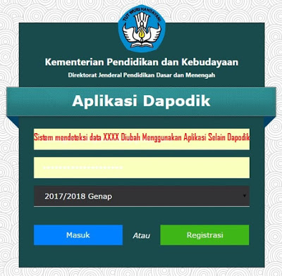 Cara Mengatasi Data Invalid Pada Dapodik 2018