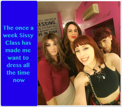 Once a week Sissy Class - Tg Captions and more - Crossdressing tales