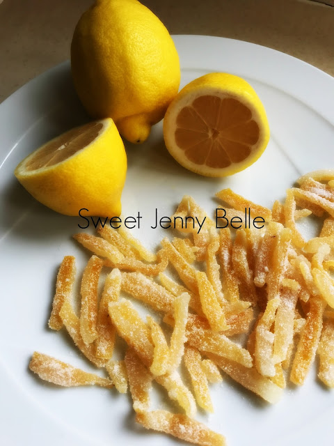 easy candied lemon peel by sweet jenny belle