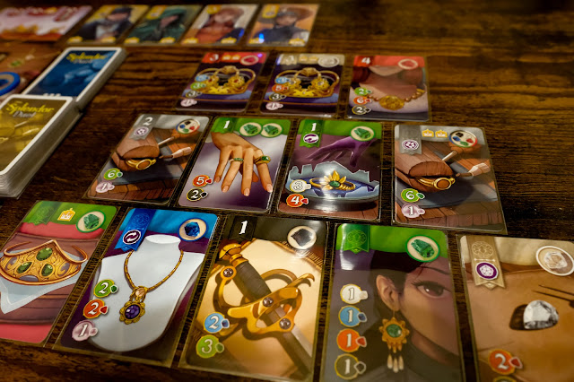 splendor duel board game 璀璨寶石 雙人版 桌遊 3等級珠寶牌和牌上能力