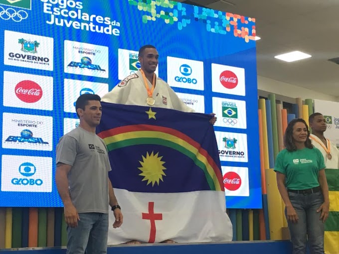 Judoca arcoverdense é campeão brasileiro nos jogos escolares da juventude