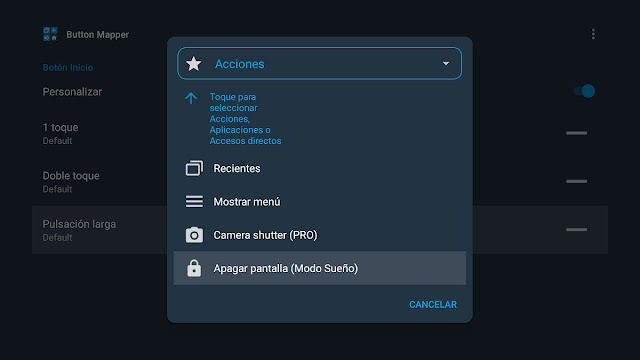 Editar botones del mando de tv con BUTTON MAPPER