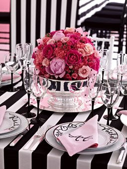 Black And White Reception Decor