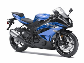 2011 Kawasaki Ninja ZX-6R Blue Color