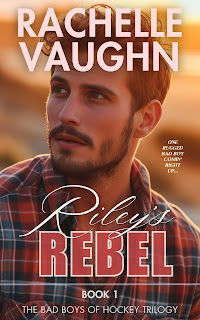bad boys of hockey romance trilogy books author rachelle vaughn sexy hunks reading sports athletes