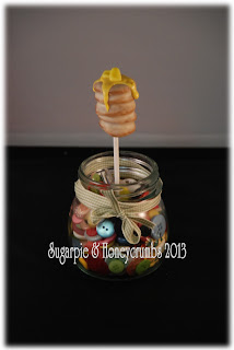 Sugarpie & Honeycrumbs maple cinnamon donut pancake stack white modelling chocolate barco chocolate brown powder cakepop