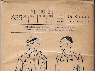 1930s Coat Pattern and........a Surprise!