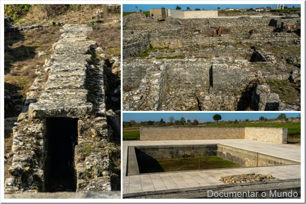 Grandes termas do sul; Ruínas de Conímbriga; Vestígios romanos em Portugal; romanização em Portugal