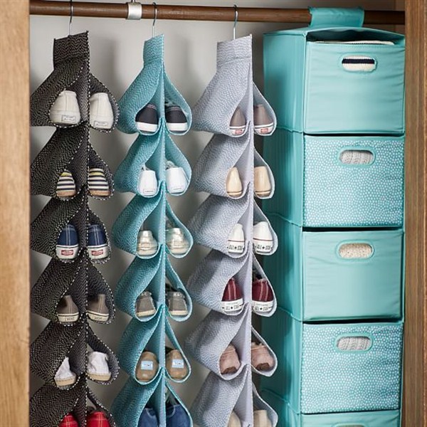 hanging shoe storage