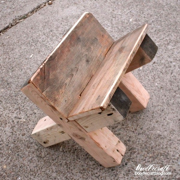 DIY: Build a Wood Manger for a Nativity Prop