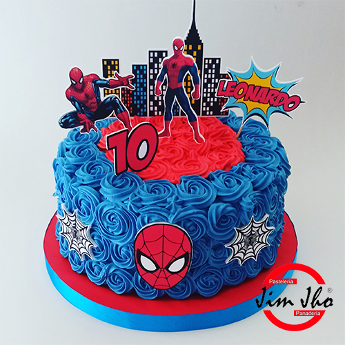 Torta Spiderman Chantilly | Pastelería JimJho