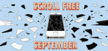 Scroll Free September logo