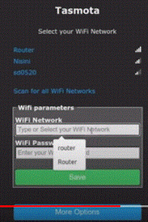 set wifi credentials