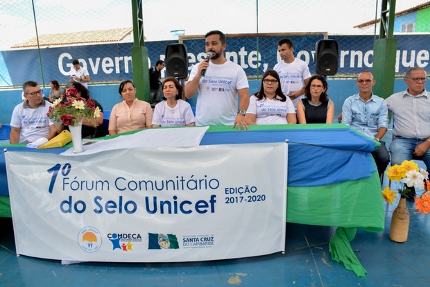 1º Fórum Comunitário do SELO UNICEF é realizado em Santa Cruz do Capibaribe