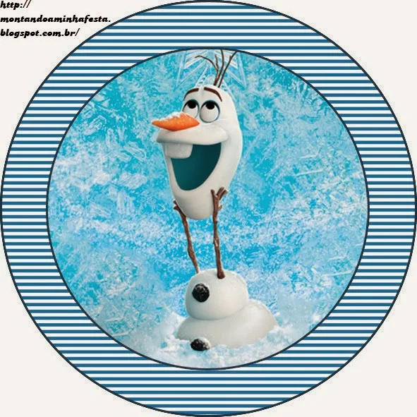 Frozen Free Printable Toppers. 