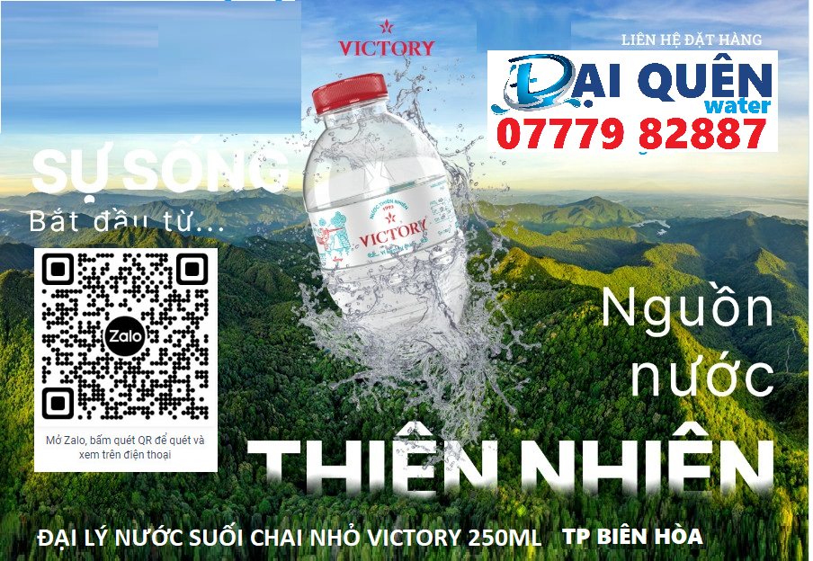 Đại lý nước Suối chai nhỏ Victory 250ml ở tại thành phố Biên Hòa- ĐẠI QUÊN water 0777982887