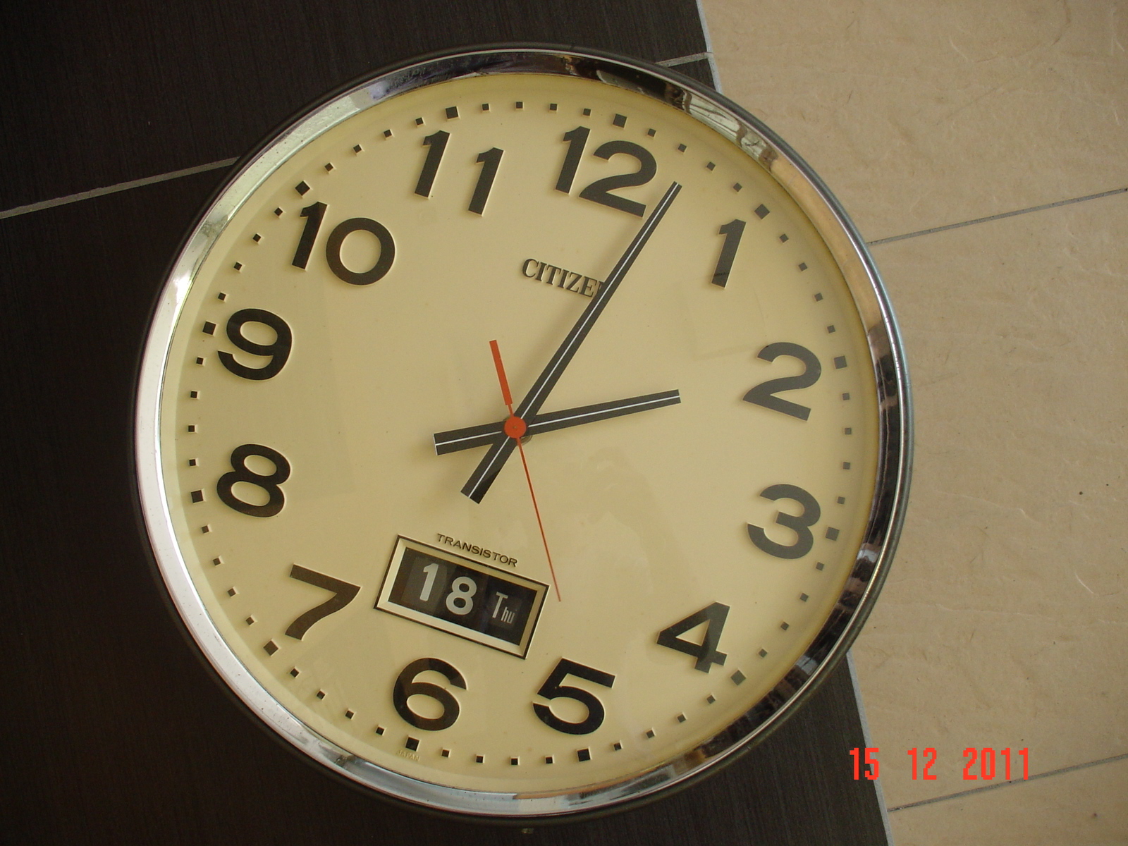Lan-JamKoleksi: 43. Citizen Transistor Wall Clock