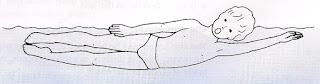 Image of swimmer fully stretched out in side torpedo taking a breath