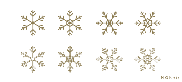 Nontic Blog ノンティック クリスマスや冬の時期にぴったり 無料で使える雪の結晶素材 フリー素材