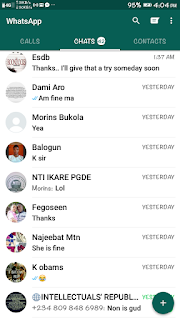 Screenshot of the best messenger app