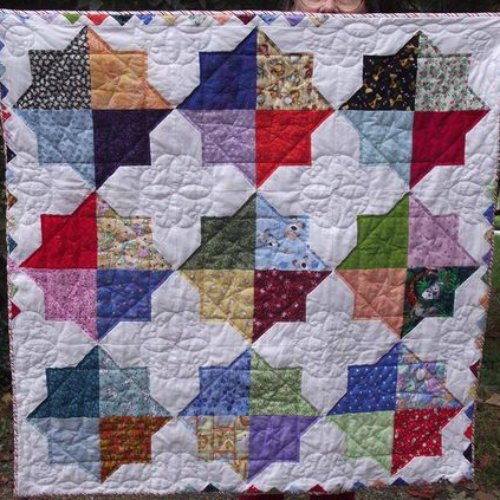 Double Square Star Quilt Tutorial