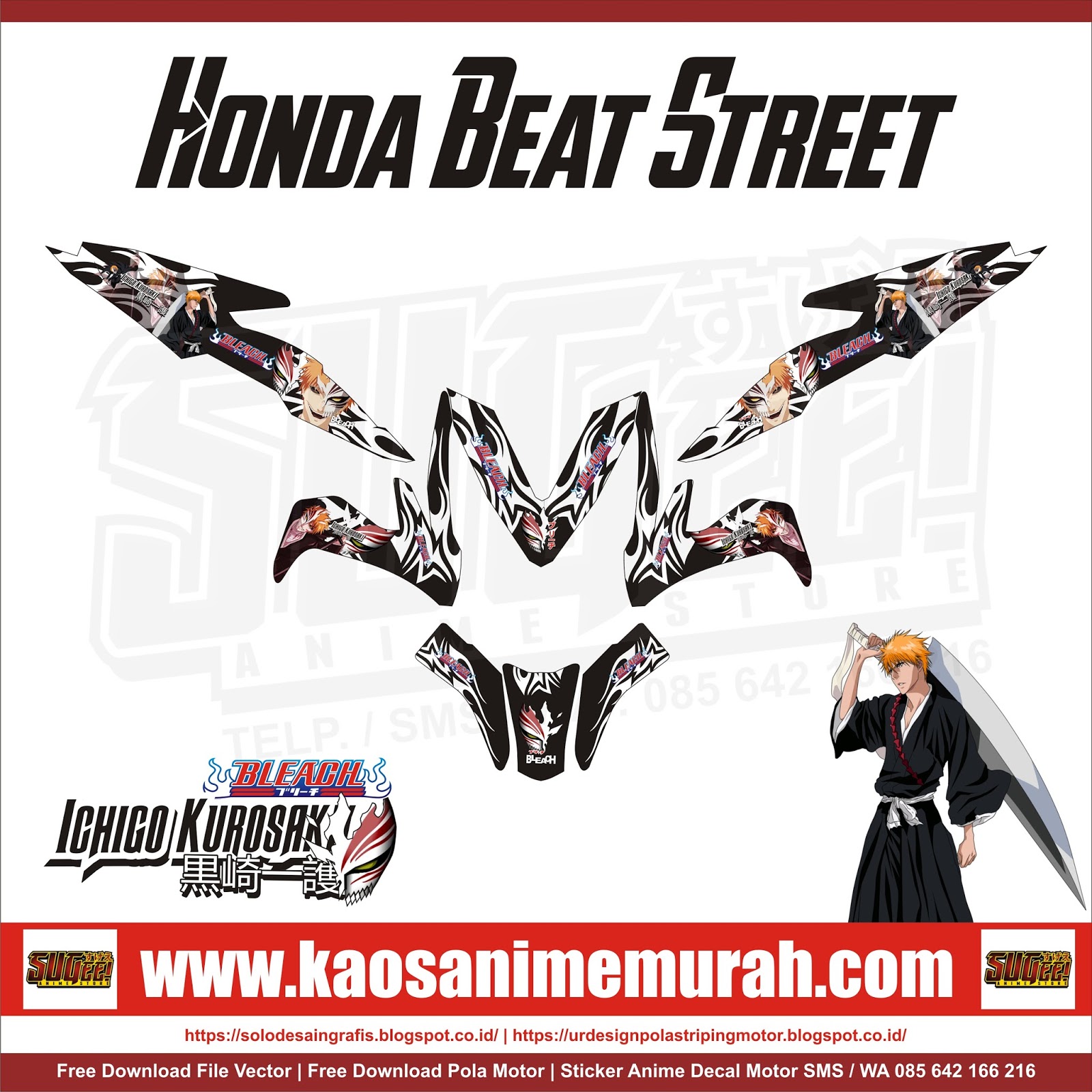Honda Beat Street Ichigo Bleach ~ U'rdesign