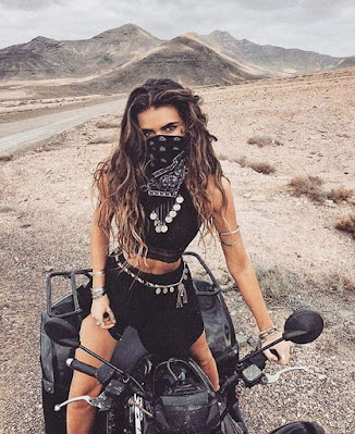 ATV Riding, Bandana Face Mask