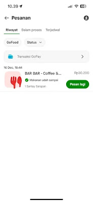 Pesanan Gojek