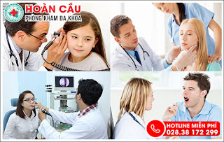 Hình ảnh của phòng khám đa khoa Hoàn Cầu về các bệnh tai mũi họng