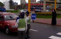 Mimes and Death at the Crossing