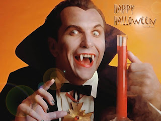 Dracula Vampire Halloween Postcards