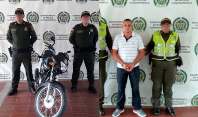 Un capturado por orden judicial y una moto recuperada dejan controles de la Policía en Girardot