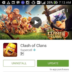 update coc hallowen dari play store